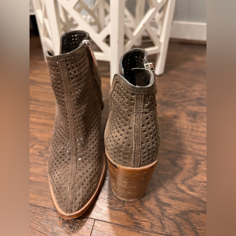 1. State Larocka Perforated Suede Ankle Boots